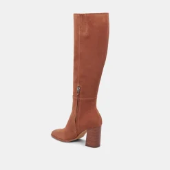 DOLCE VITA Boots & Booties*Fynn Wide Calf Boots Dk Brown Suede