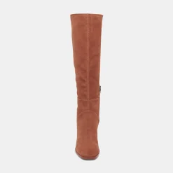 DOLCE VITA Boots & Booties*Fynn Wide Calf Boots Dk Brown Suede