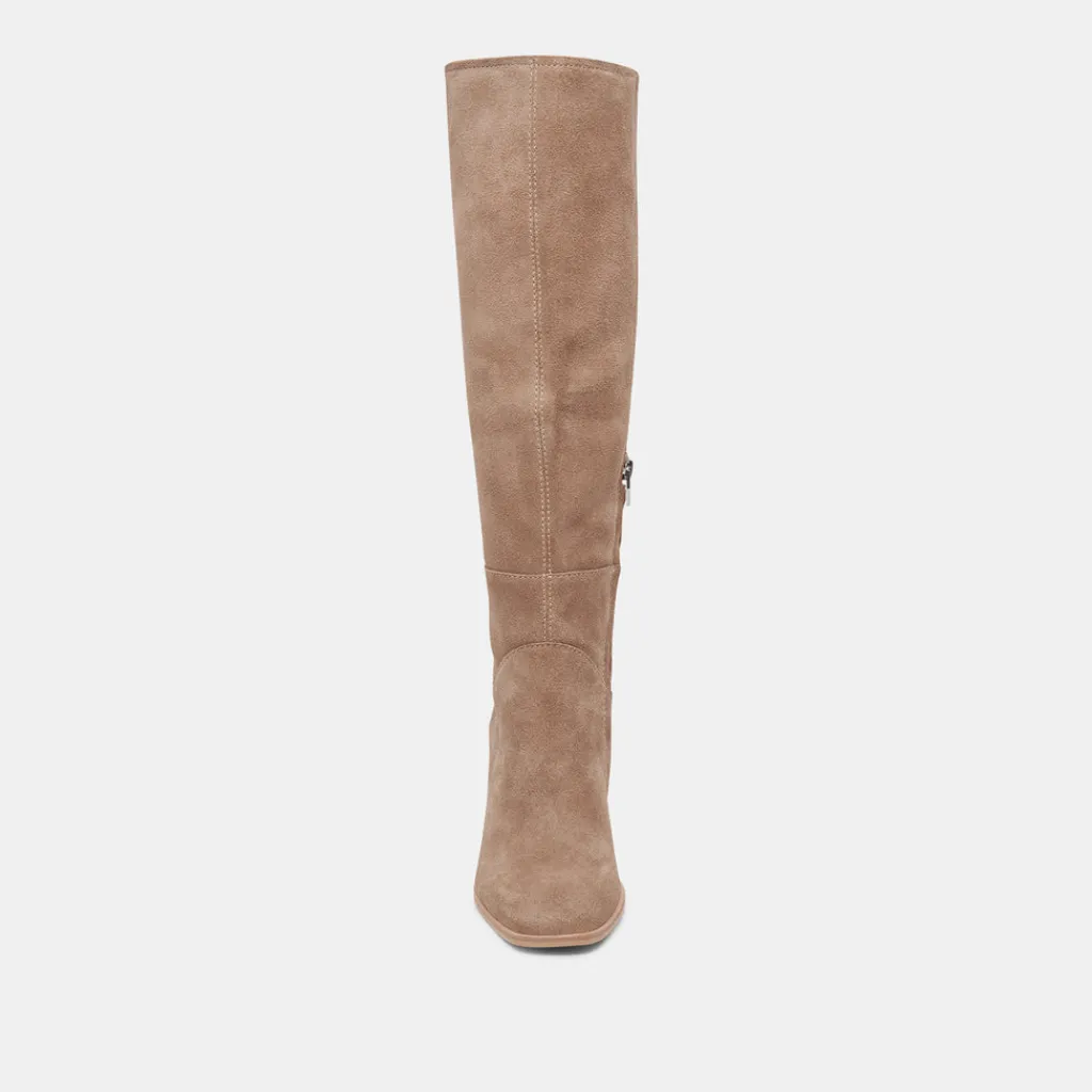 DOLCE VITA Boots & Booties*Fynn Wide Calf Boots Truffle Suede