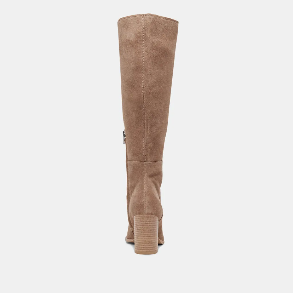 DOLCE VITA Boots & Booties*Fynn Wide Calf Boots Truffle Suede