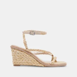 DOLCE VITA Wedges*Gemini Wedges Lt Natural Raffia