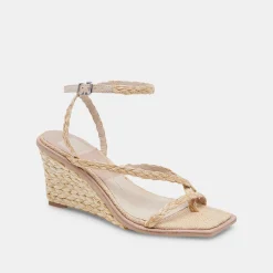 DOLCE VITA Wedges*Gemini Wedges Lt Natural Raffia