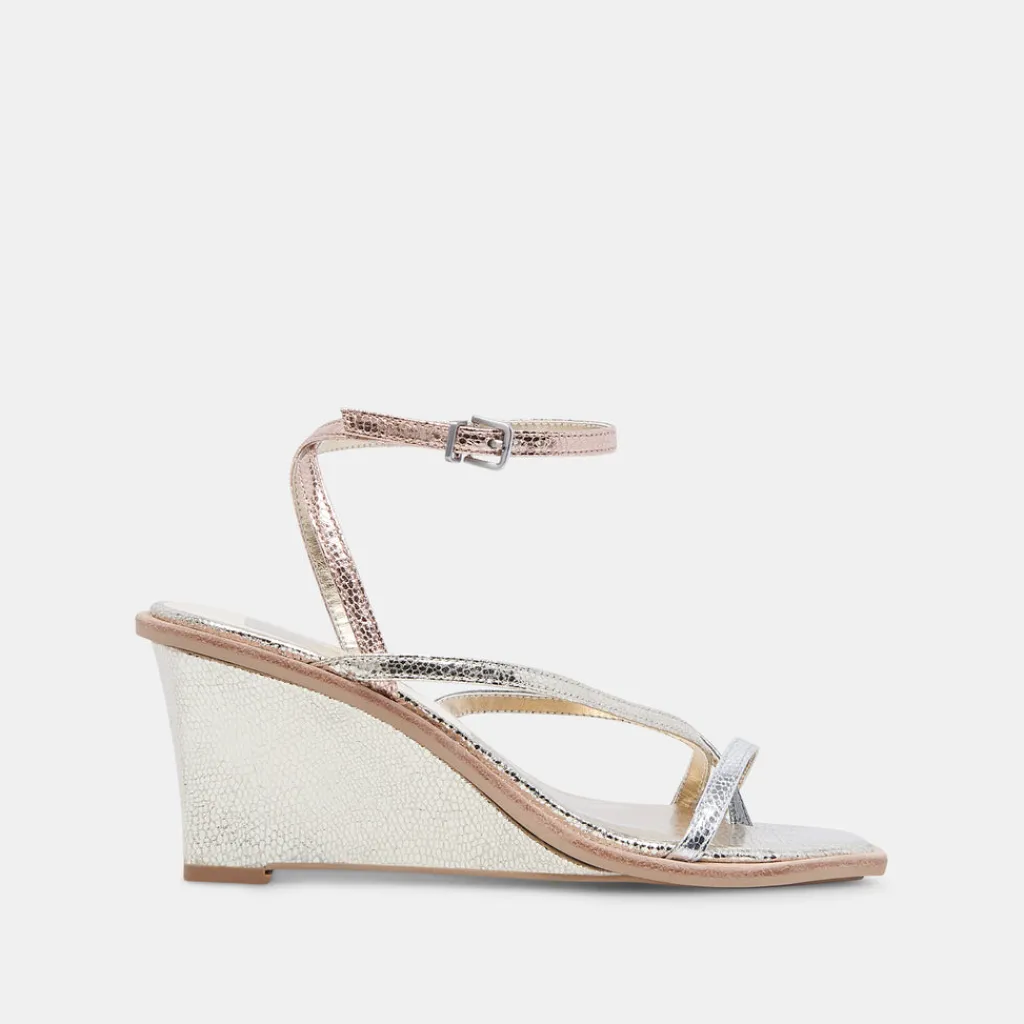 DOLCE VITA Wedges*Gemini Wedges Metallic Multi Crackled Stella
