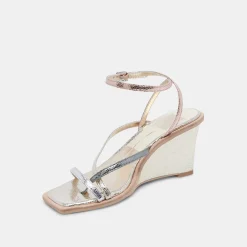DOLCE VITA Wedges*Gemini Wedges Metallic Multi Crackled Stella