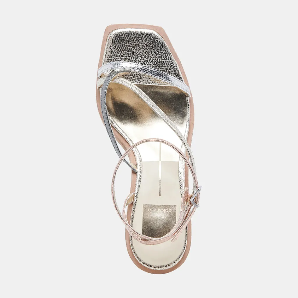 DOLCE VITA Wedges*Gemini Wedges Metallic Multi Crackled Stella
