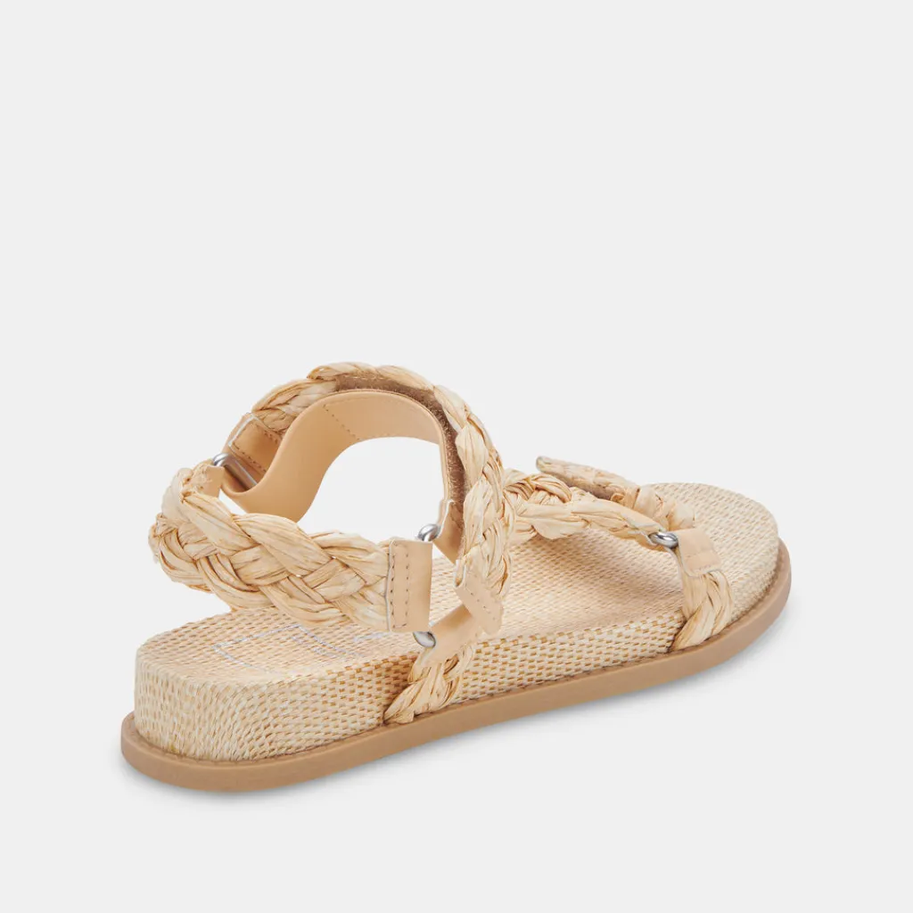 DOLCE VITA Sandals*Gimra Sandals Lt Natural Raffia