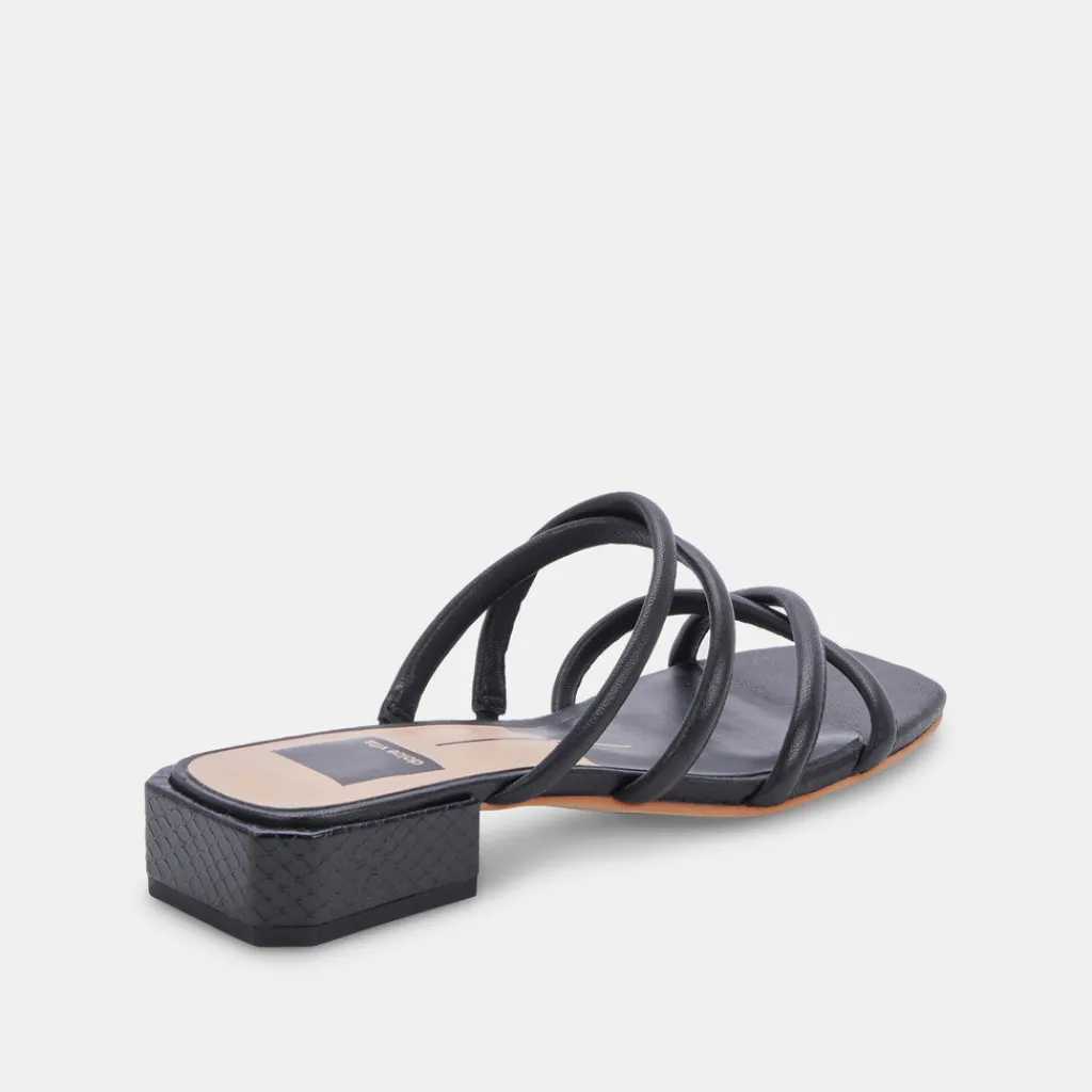 DOLCE VITA Sandals*Hapi Sandals Black Leather
