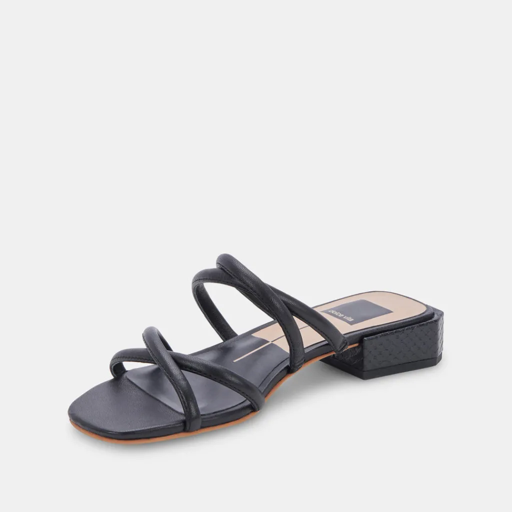 DOLCE VITA Sandals*Hapi Sandals Black Leather