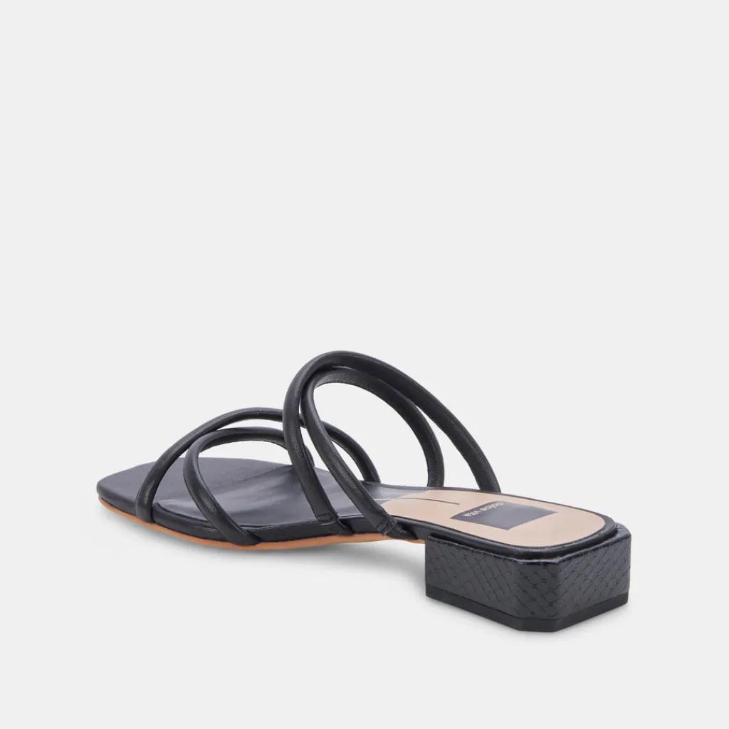 DOLCE VITA Sandals*Hapi Sandals Black Leather