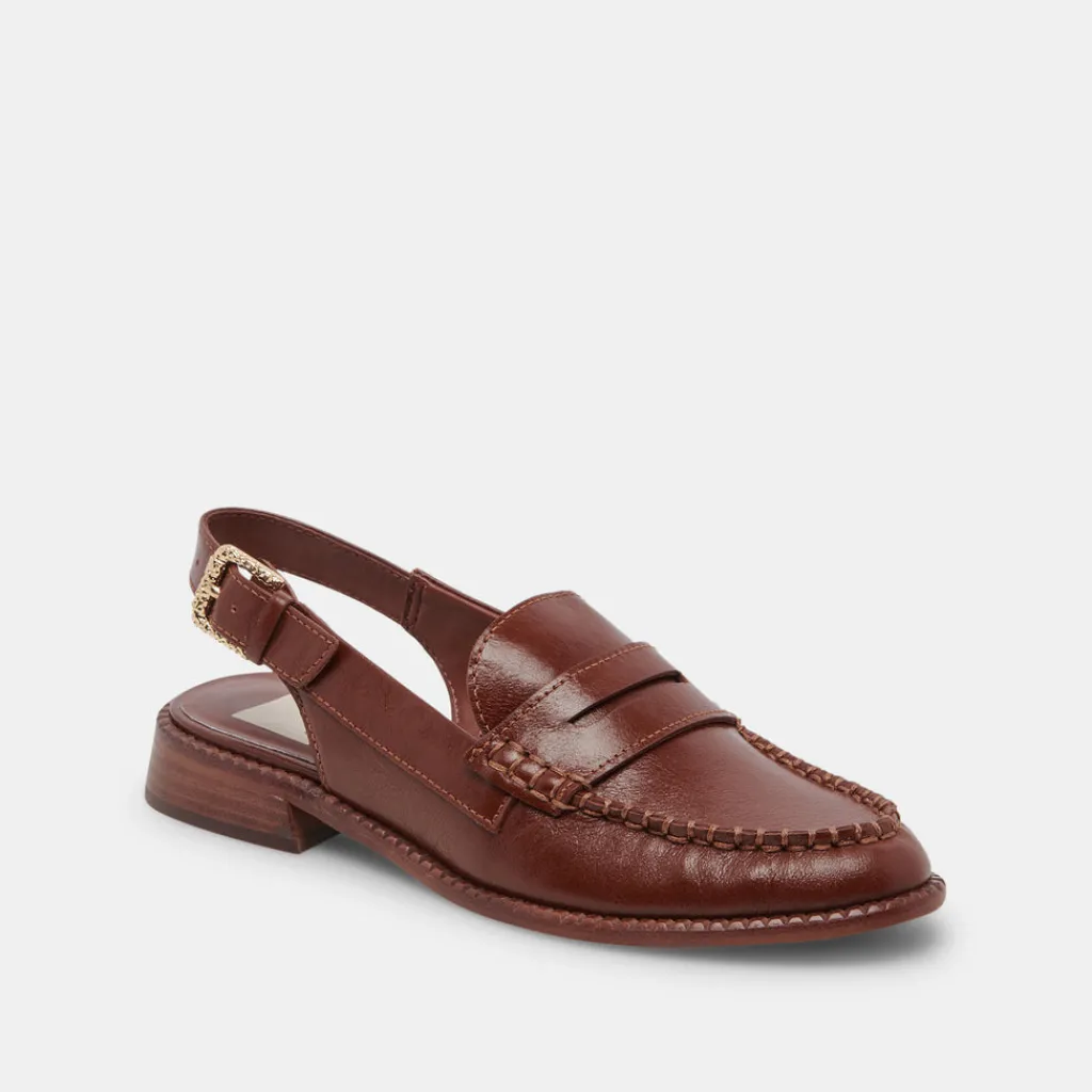 DOLCE VITA Flats & Loafers*Hardi Loafers Brown Crinkle Patent