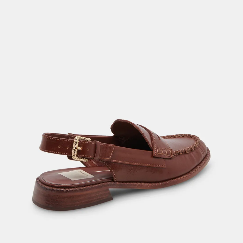 DOLCE VITA Flats & Loafers*Hardi Loafers Brown Crinkle Patent