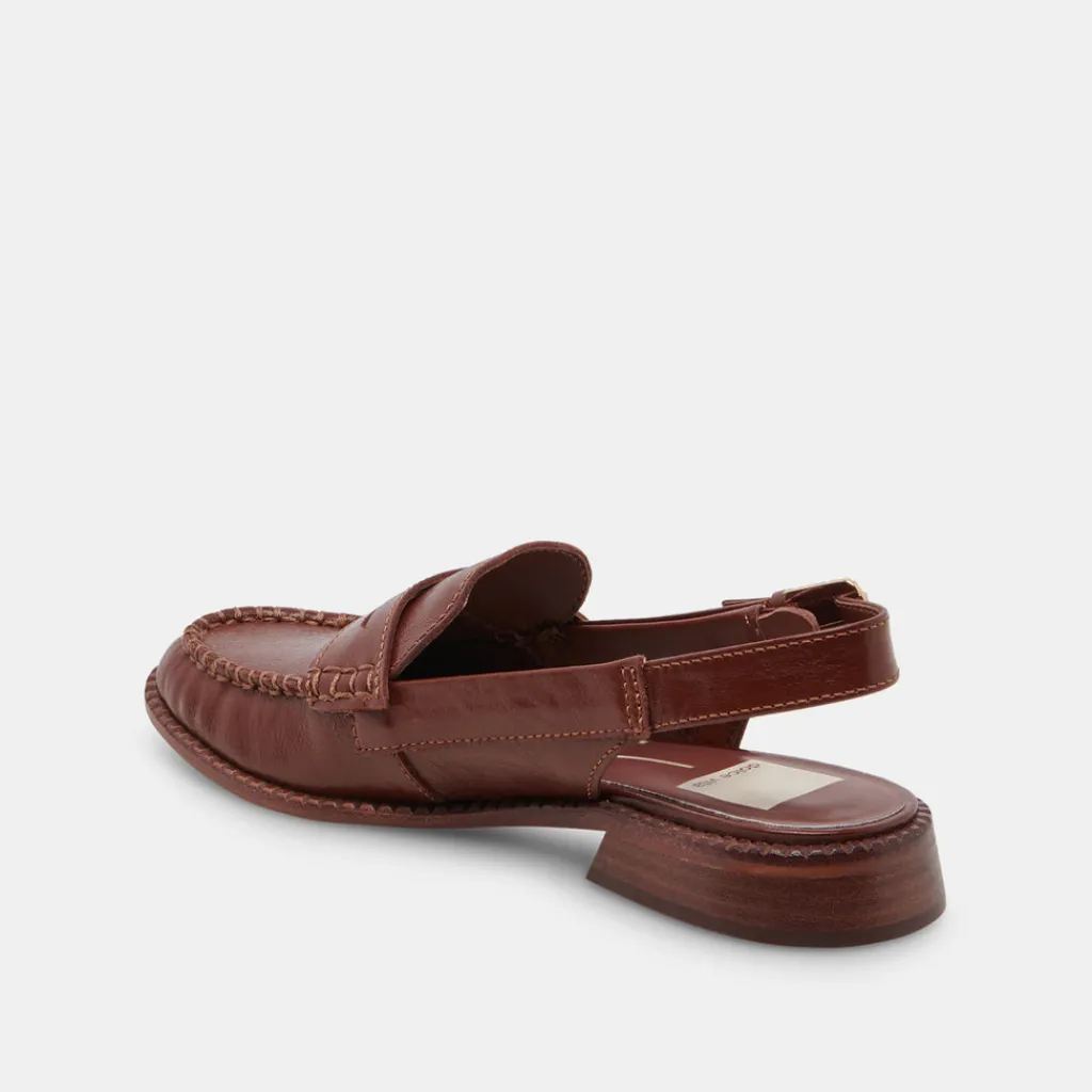 DOLCE VITA Flats & Loafers*Hardi Loafers Brown Crinkle Patent