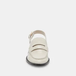 DOLCE VITA Flats & Loafers*Hardi Loafers Ivory Crinkle Patent