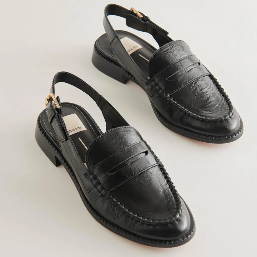 DOLCE VITA Flats & Loafers*Hardi Loafers Midnight Crinkle Patent