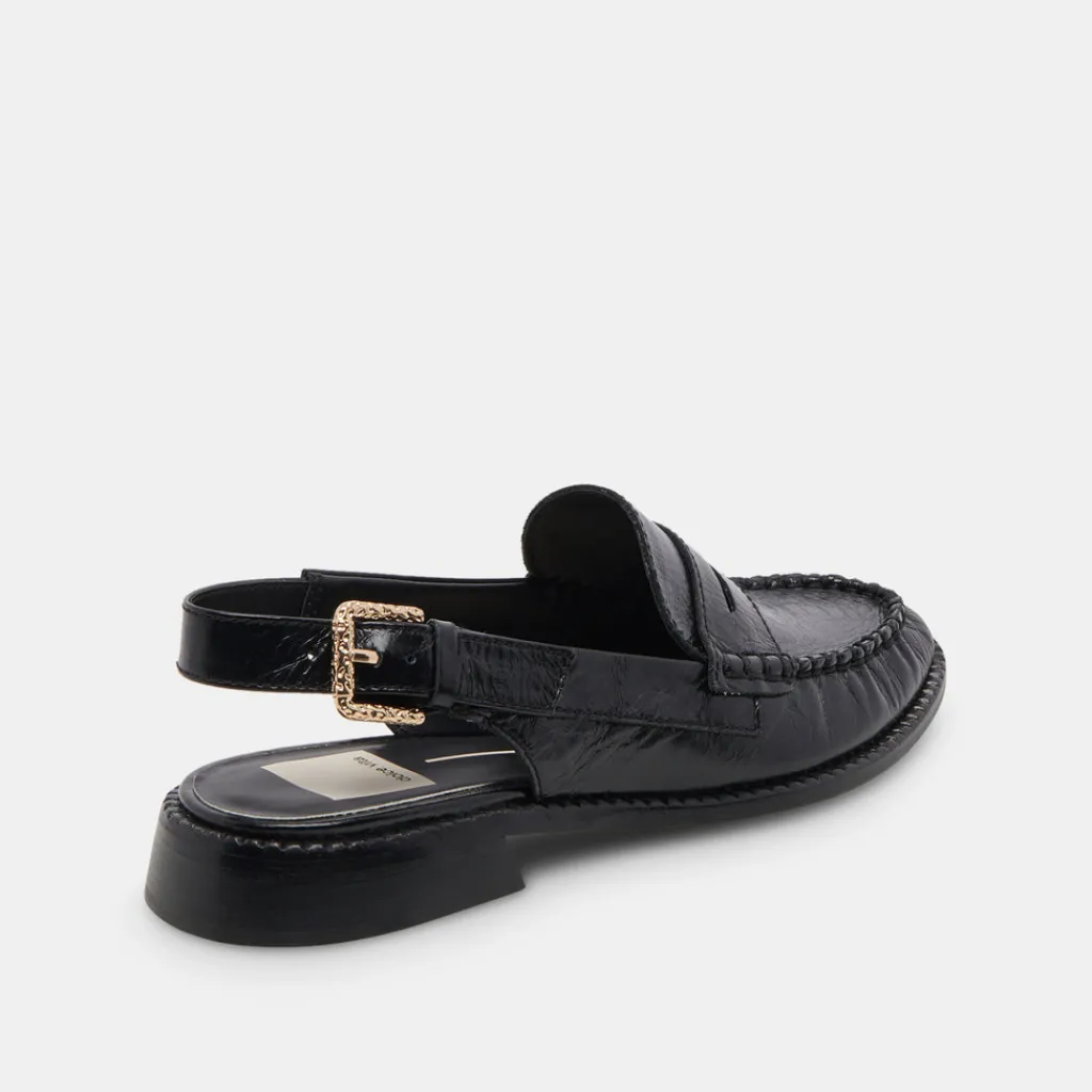 DOLCE VITA Flats & Loafers*Hardi Loafers Midnight Crinkle Patent