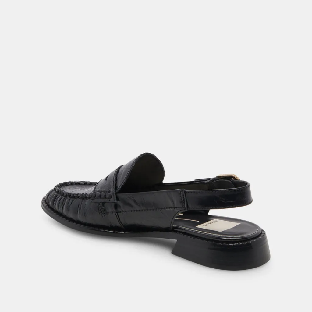 DOLCE VITA Flats & Loafers*Hardi Loafers Midnight Crinkle Patent