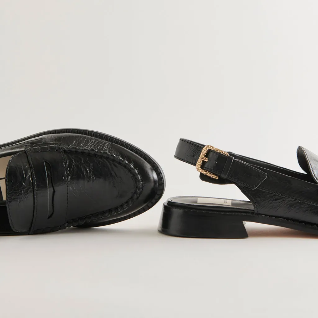 DOLCE VITA Flats & Loafers*Hardi Loafers Midnight Crinkle Patent