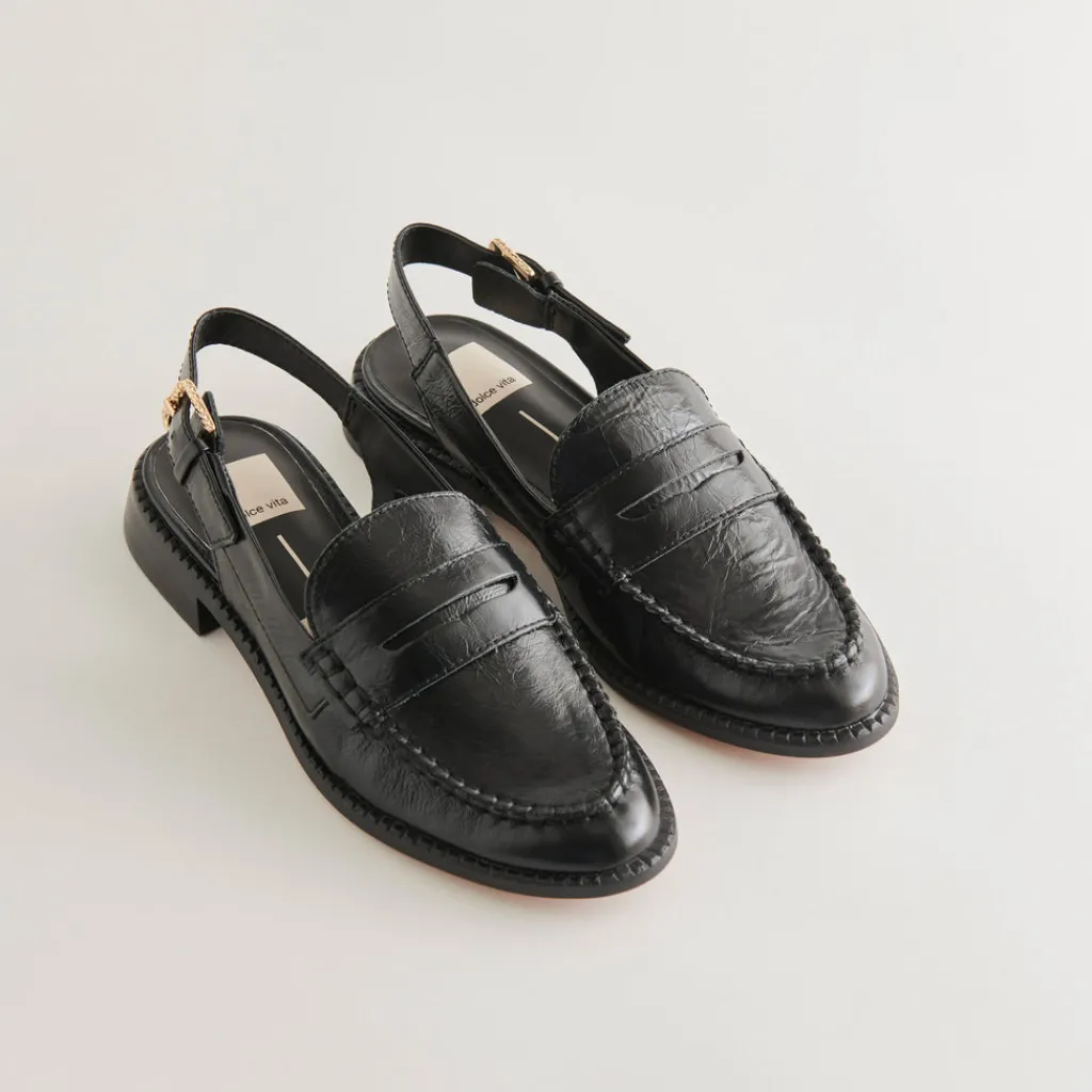 DOLCE VITA Flats & Loafers*Hardi Loafers Midnight Crinkle Patent