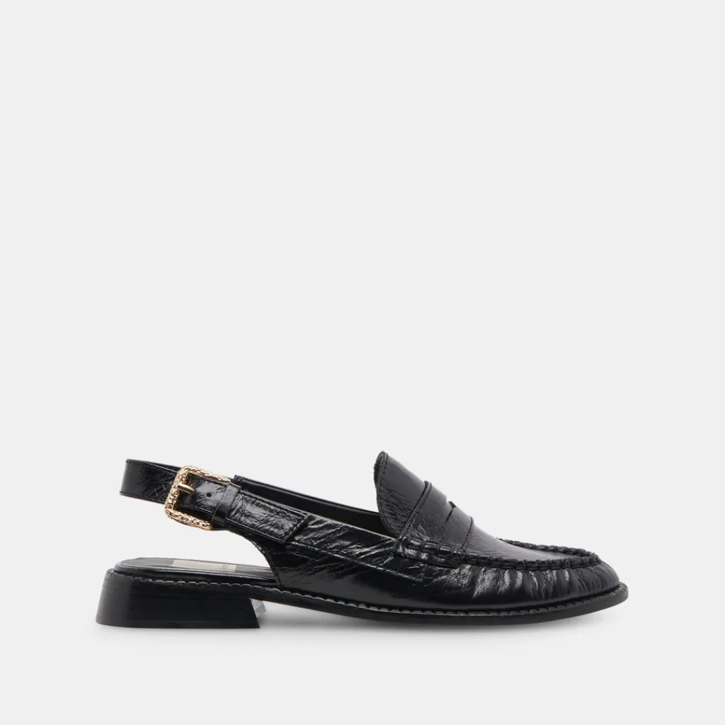 DOLCE VITA Flats & Loafers*Hardi Loafers Midnight Crinkle Patent
