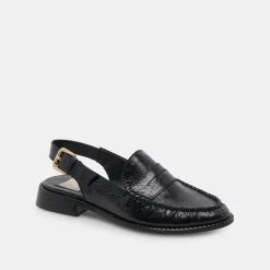 DOLCE VITA Flats & Loafers*Hardi Loafers Midnight Crinkle Patent