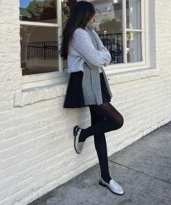 DOLCE VITA Flats & Loafers*Hardi Loafers Silver Crackled Leather