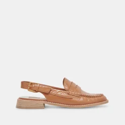 DOLCE VITA Flats & Loafers*Hardi Loafers Tan Crinkle Patent