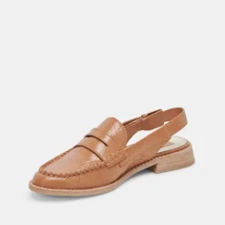 DOLCE VITA Flats & Loafers*Hardi Loafers Tan Crinkle Patent