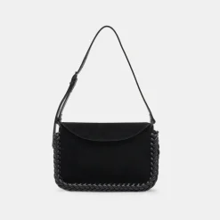 DOLCE VITA Handbags*Harper Shoulder Bag Black Suede