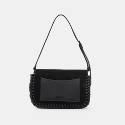 DOLCE VITA Handbags*Harper Shoulder Bag Black Suede