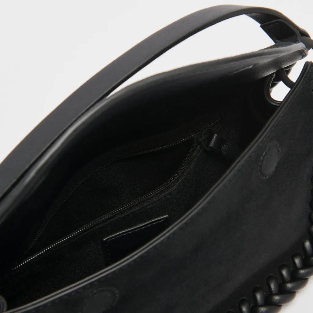 DOLCE VITA Handbags*Harper Shoulder Bag Black Suede
