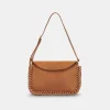 DOLCE VITA Handbags*Harper Shoulder Bag Rusty Oak Suede