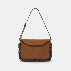 DOLCE VITA Handbags*Harper Shoulder Bag Tobacco Suede