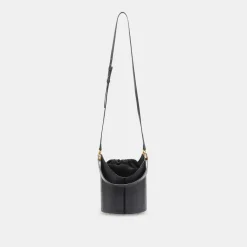 DOLCE VITA Handbags*Harriet Bucket Bag Black Snake Leather