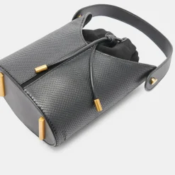 DOLCE VITA Handbags*Harriet Bucket Bag Black Snake Leather