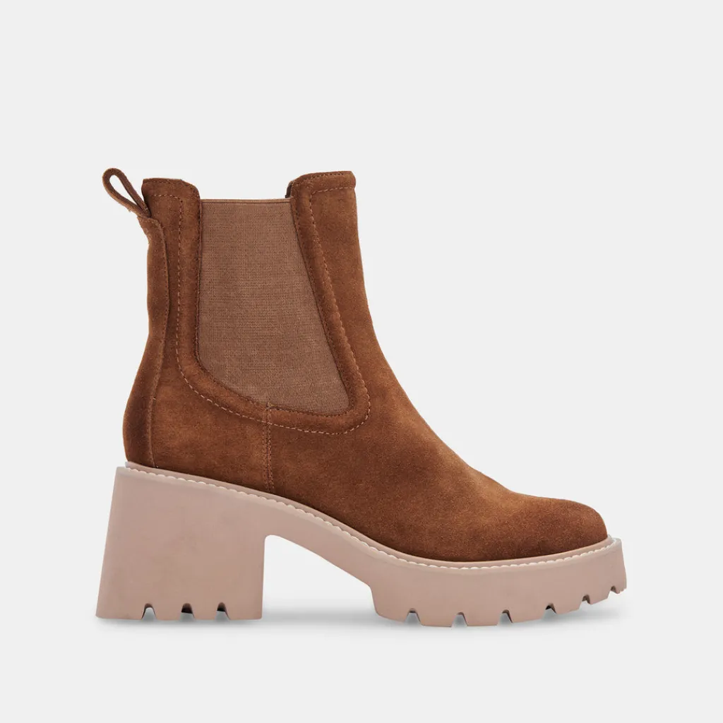 DOLCE VITA Boots & Booties*Hawk H2O Booties Dk Brown Suede