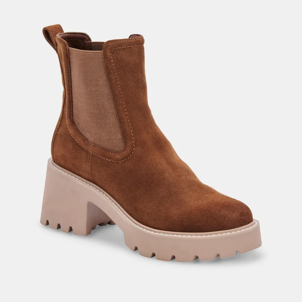 DOLCE VITA Boots & Booties*Hawk H2O Booties Dk Brown Suede