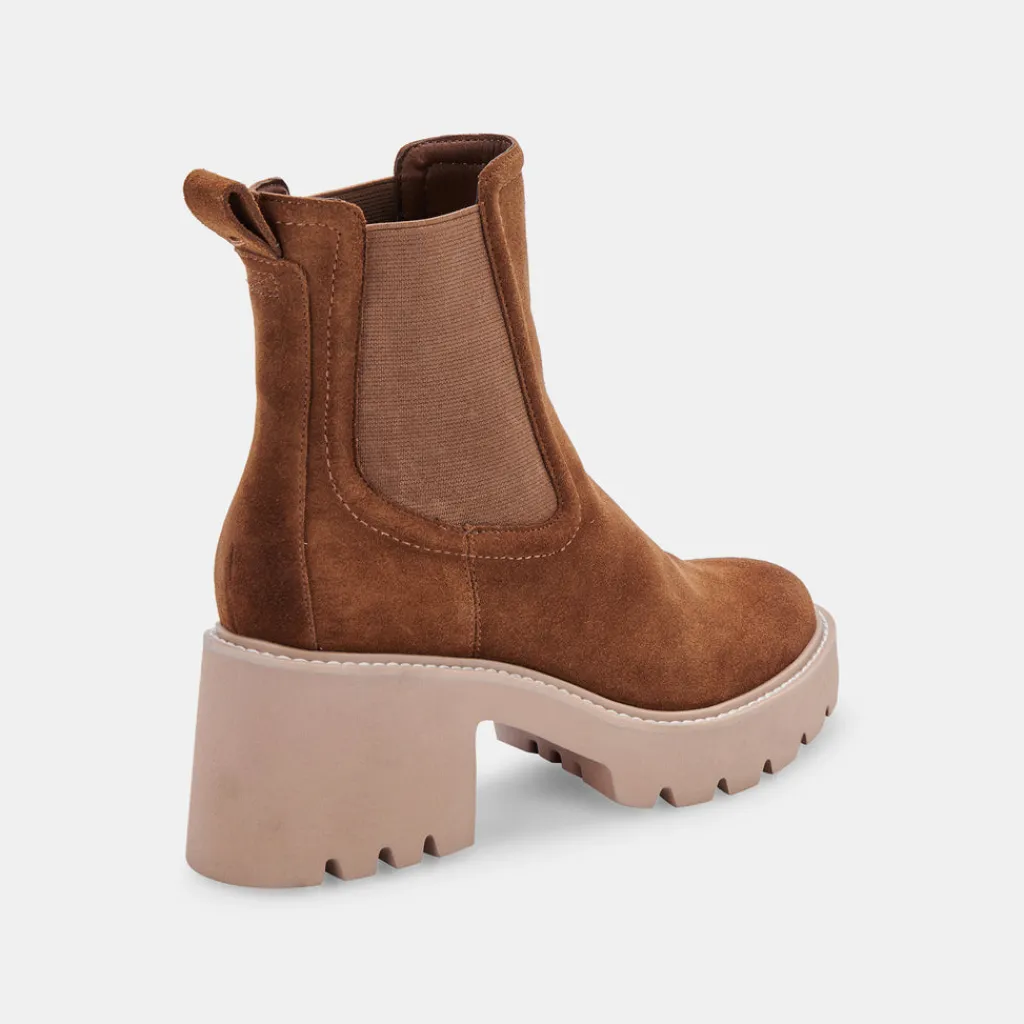 DOLCE VITA Boots & Booties*Hawk H2O Booties Dk Brown Suede
