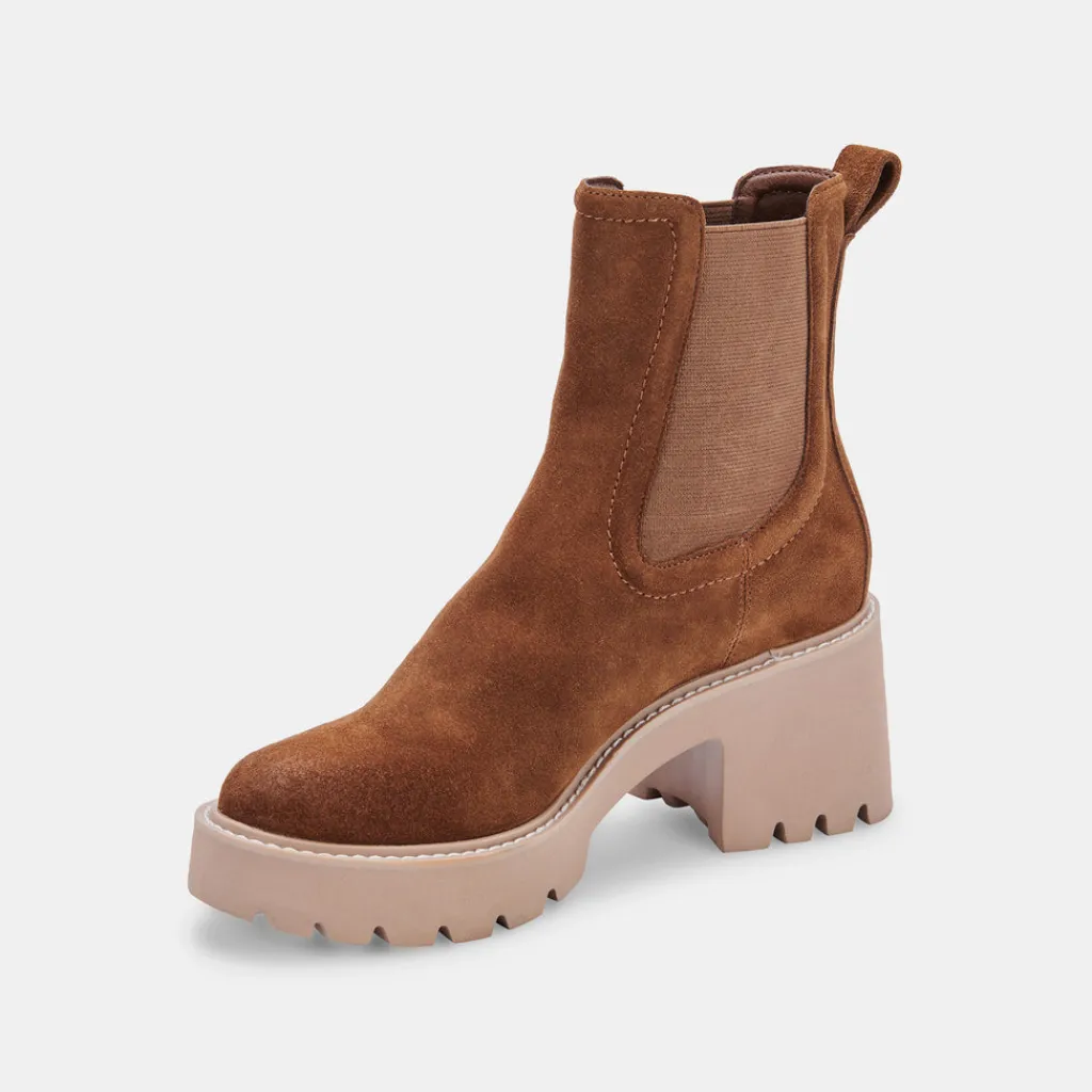 DOLCE VITA Boots & Booties*Hawk H2O Booties Dk Brown Suede