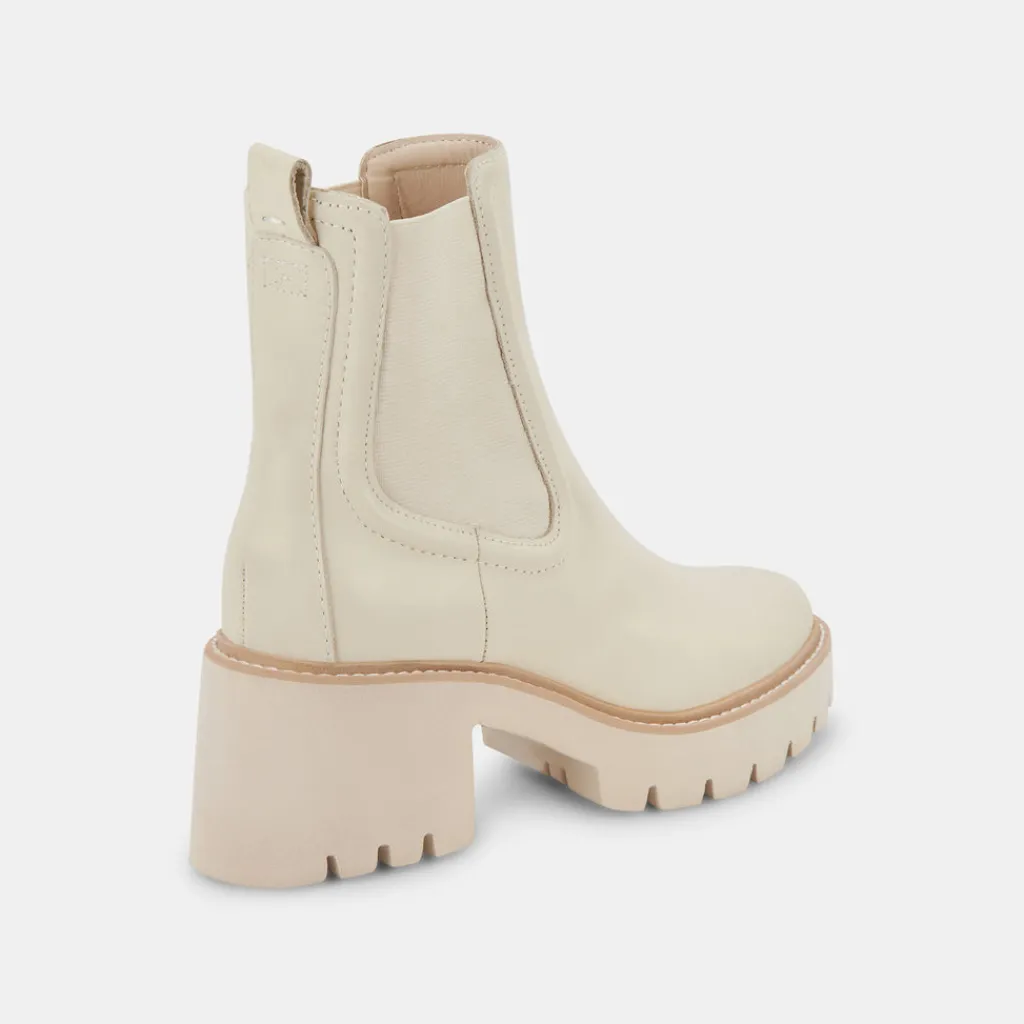 DOLCE VITA Boots & Booties*Hawk H2O Booties Ivory Leather