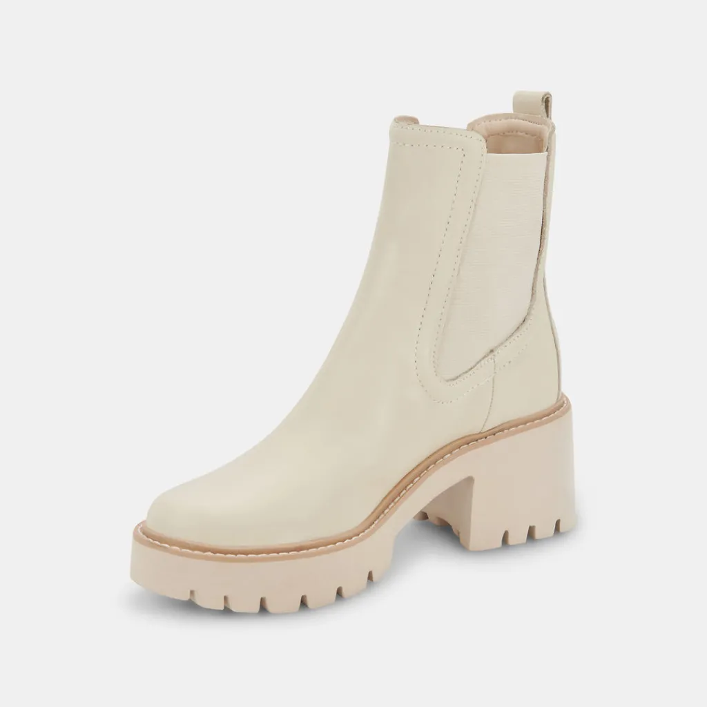 DOLCE VITA Boots & Booties*Hawk H2O Booties Ivory Leather
