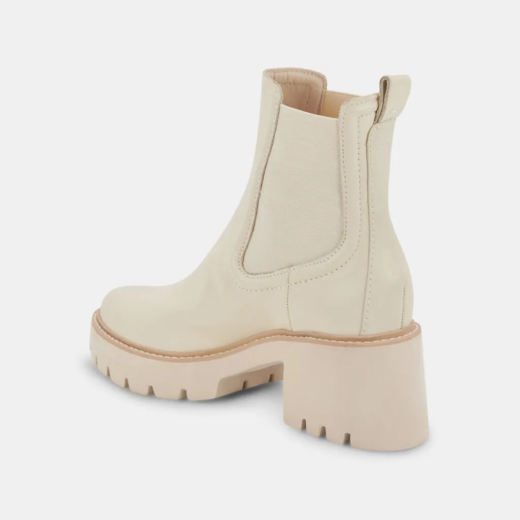 DOLCE VITA Boots & Booties*Hawk H2O Booties Ivory Leather