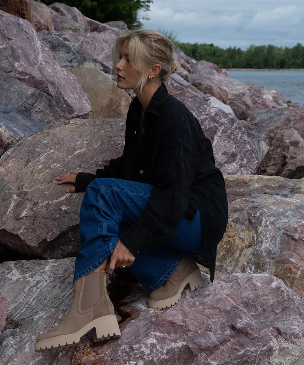 DOLCE VITA Boots & Booties*Hawk H2O Booties Mushroom Suede