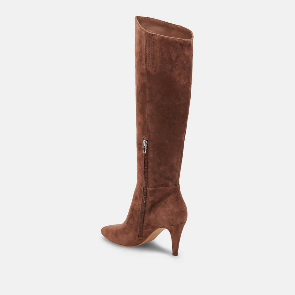 DOLCE VITA Boots & Booties*Haze Wide Calf Boots Cocoa Suede