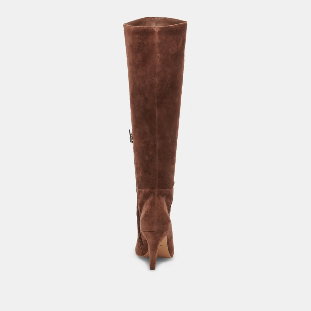 DOLCE VITA Boots & Booties*Haze Wide Calf Boots Cocoa Suede