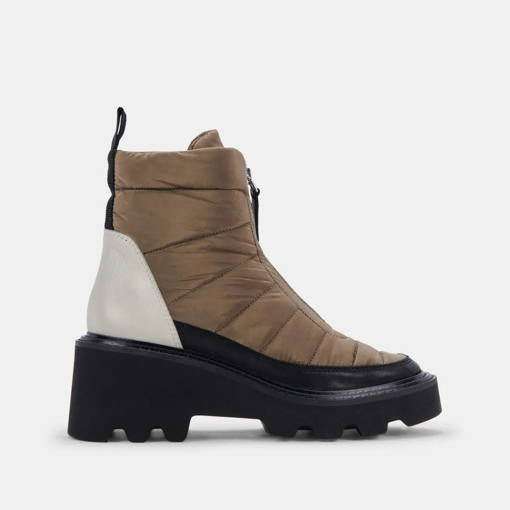 DOLCE VITA Boots & Booties*Helki Boots Olive Multi Nylon