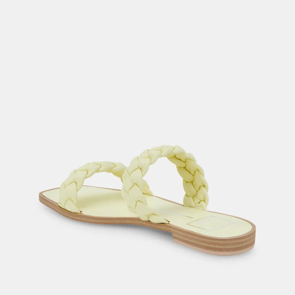DOLCE VITA Sandals*Indy Sandals Lemon Cream Stella