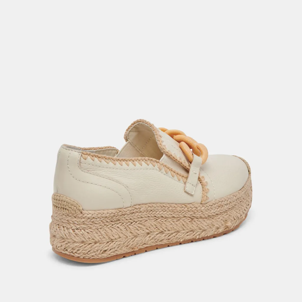 DOLCE VITA Sneakers*Jhenee Espadrille Sneakers Ivory Leather