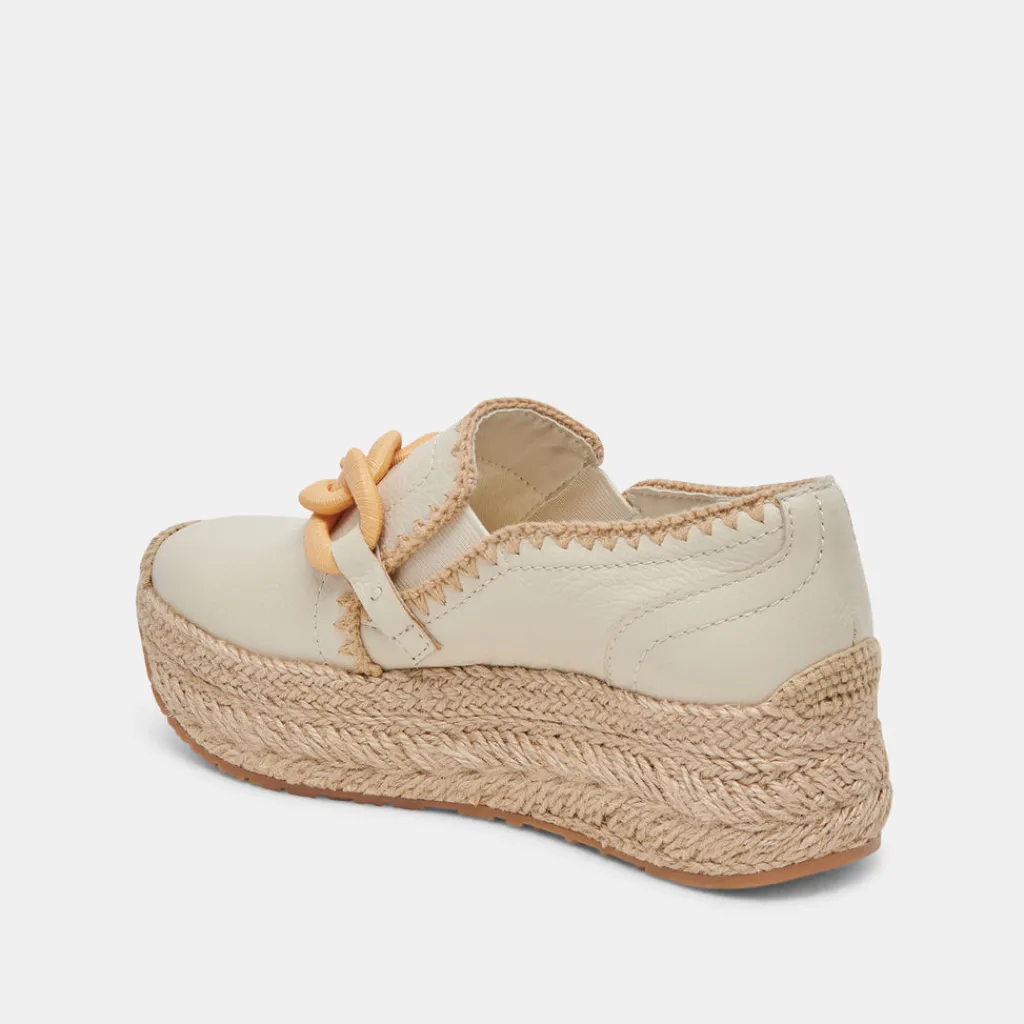 DOLCE VITA Sneakers*Jhenee Espadrille Sneakers Ivory Leather