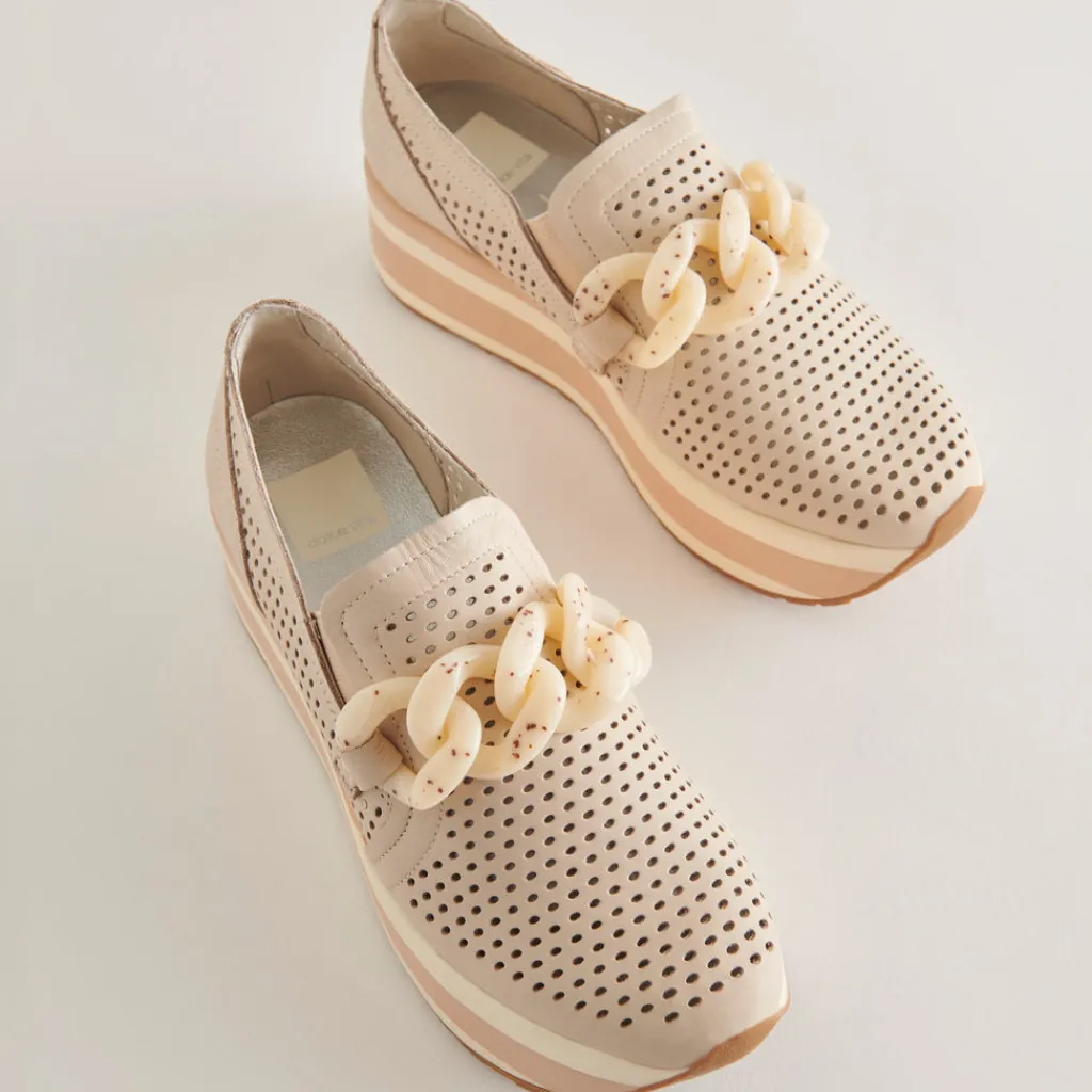 DOLCE VITA Sneakers*Jhenee Perforated Sneakers Sand Nubuck