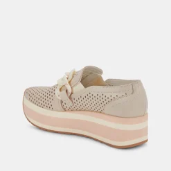 DOLCE VITA Sneakers*Jhenee Perforated Sneakers Sand Nubuck